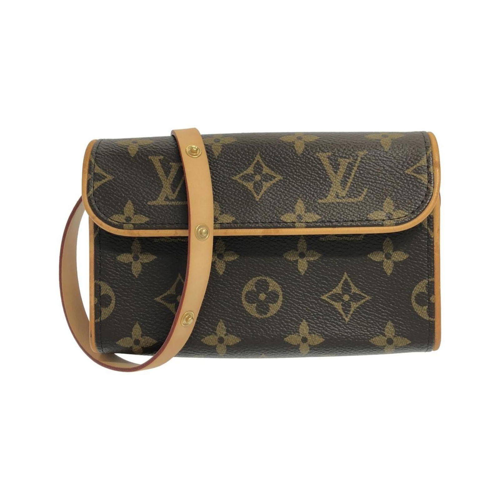Louis Vuitton Pochette Fanny Pack - Coated Canvas: Louis Vuitton Pochette Fanny Pack - Coated Canvas Elevate your everyday style with the iconic Louis Vuitton Pochette Fanny Pack, crafted from durable coated canvas and adorned with sleek gold