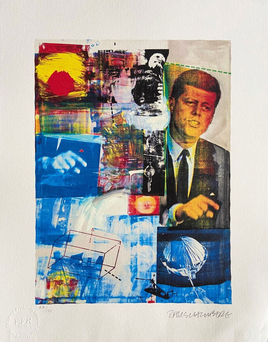 Jasper Johns - Robert Rauschenberg Lithograph Numbered Op - 2