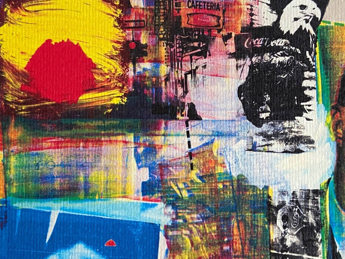 Jasper Johns - Robert Rauschenberg Lithograph Numbered Op - 5