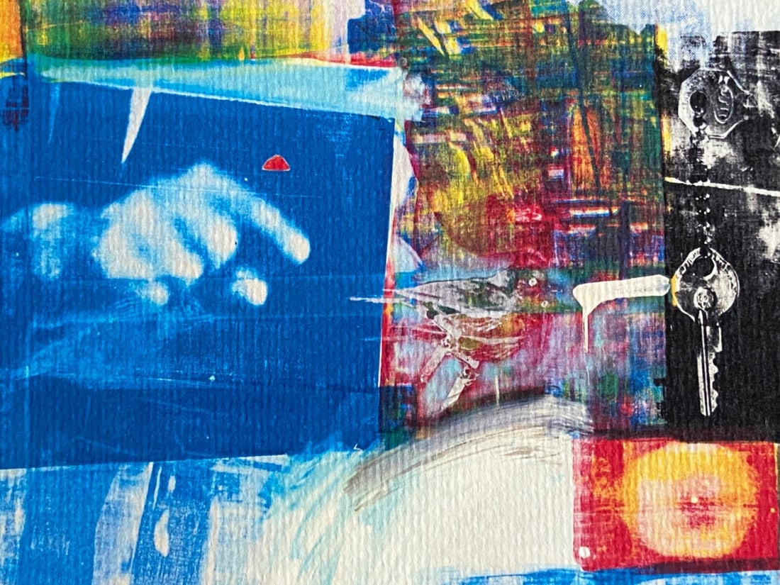 Jasper Johns - Robert Rauschenberg Lithograph Numbered Op - 6