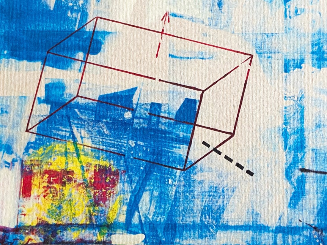 Jasper Johns - Robert Rauschenberg Lithograph Numbered Op - 7