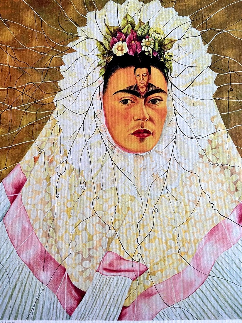 Numbered Frida Kahlo Lithograph - 3