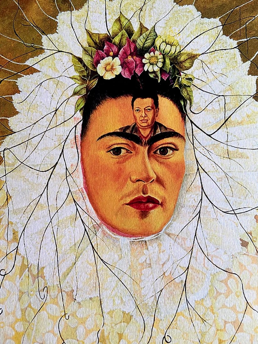 Numbered Frida Kahlo Lithograph - 5
