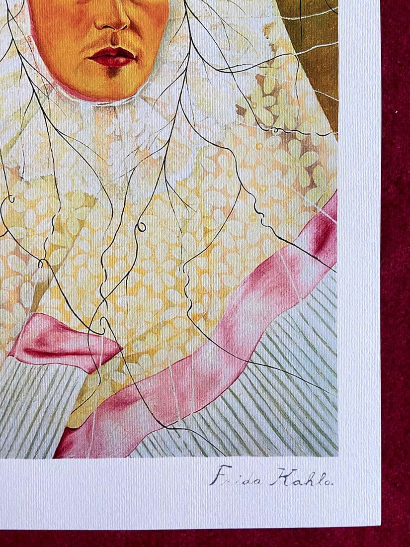 Numbered Frida Kahlo Lithograph - 8