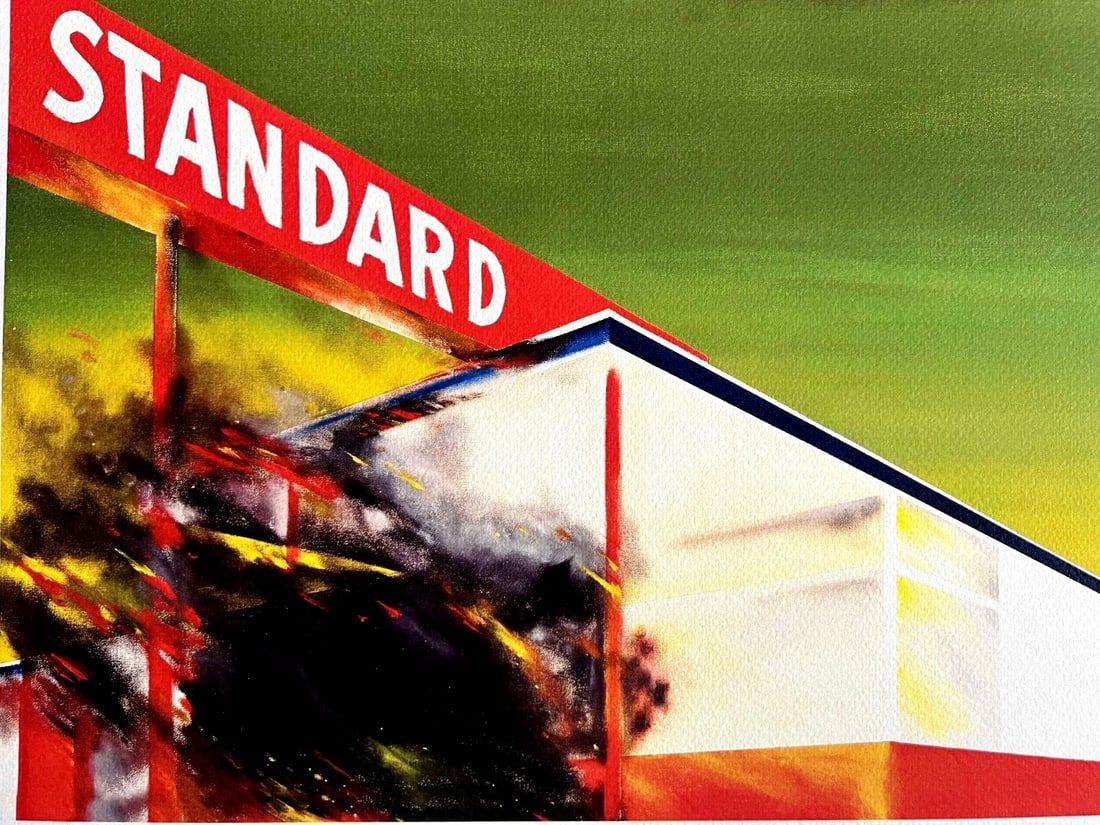 Numbered Edward Ruscha Lithograph 1991 - 3