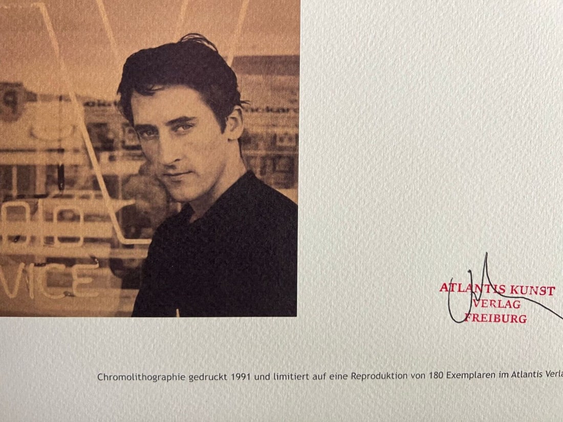 Numbered Edward Ruscha Lithograph 1991 - 9