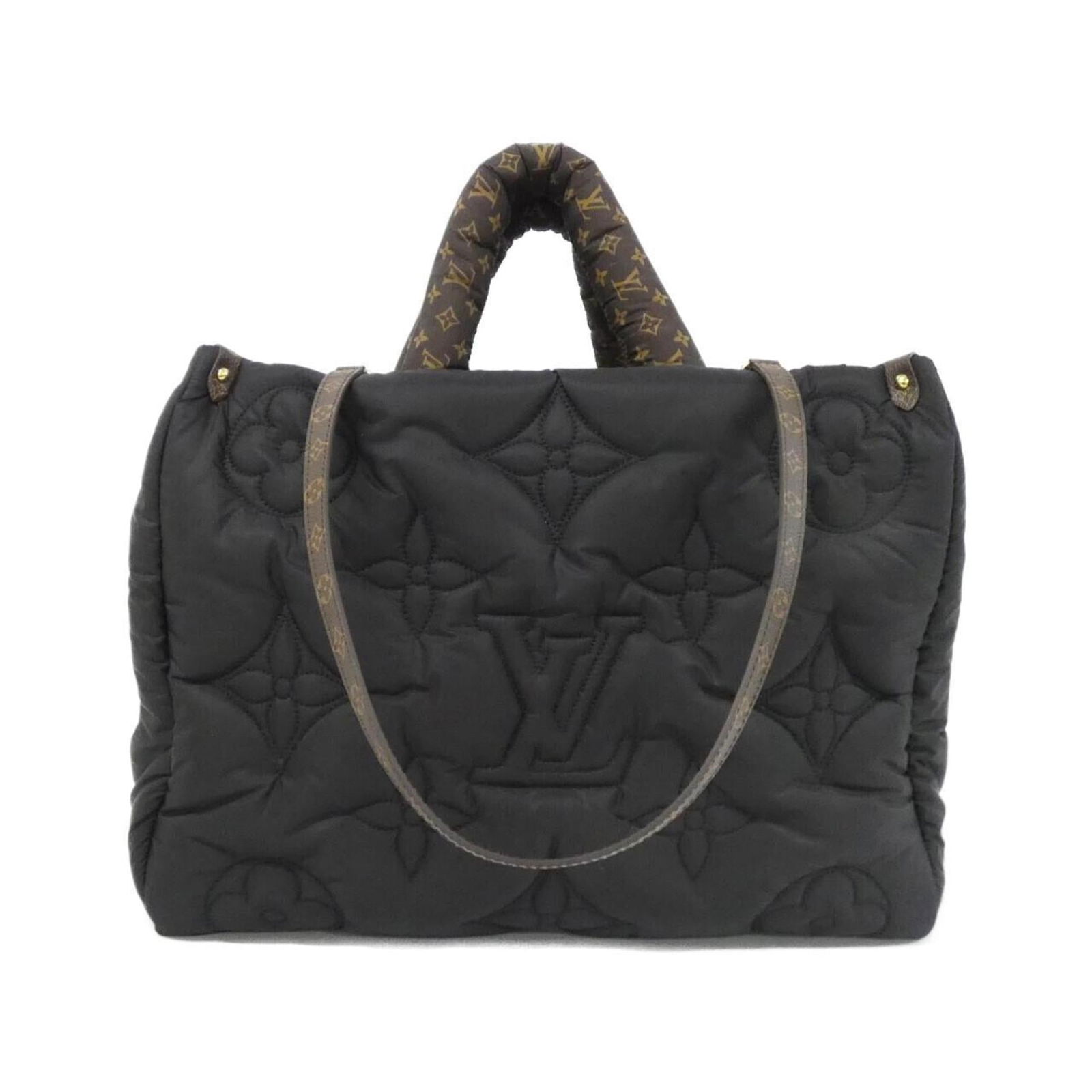 Louis Vuitton Nylon Handbag: Louis Vuitton Nylon Handbag A sleek and sophisticated Louis Vuitton Nylon Handbag, perfect for adding a touch of luxury to your daily routine. With its iconic monogram pattern, durable nylon