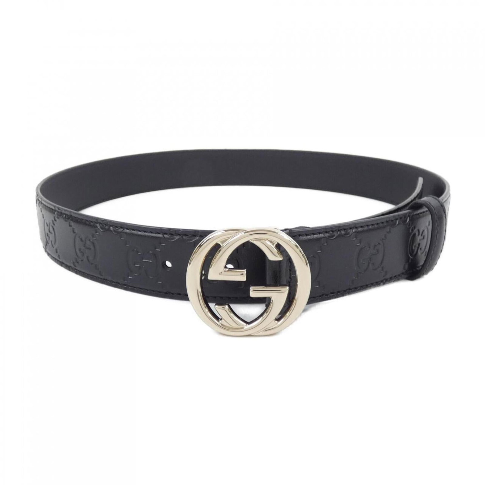 Belt Gucci Standard: Belt Gucci Standard A pre-owned Gucci Standard belt in sleek black, boasting a timeless design and classic 70cm-80cm length, perfect for adding an air of sophistication to any outfit. With its durable