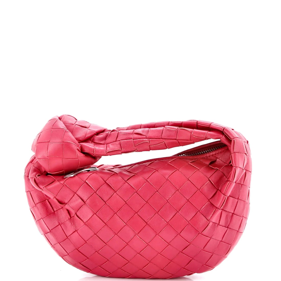 Bottega Veneta Mini Jodie Hobo in Intrecciato Nappa: Bottega Veneta Mini Jodie Hobo in Intrecciato Nappa This exquisite Bottega Veneta Mini Jodie Hobo in Intrecciato Nappa is a true showstopper, boasting the iconic brand's signature interwoven leather