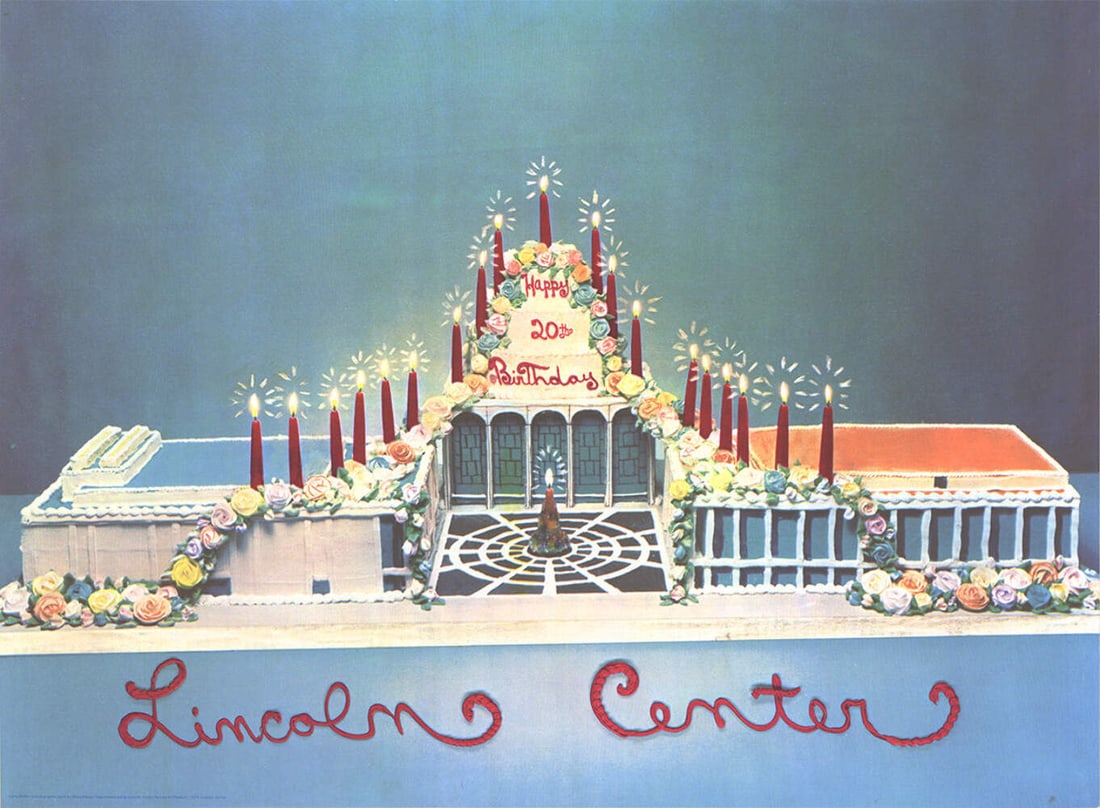 Lincoln Center 20th Anniversary Larry Rivers 26" x 35" 1979 Pop Art Poster (1 of 1)