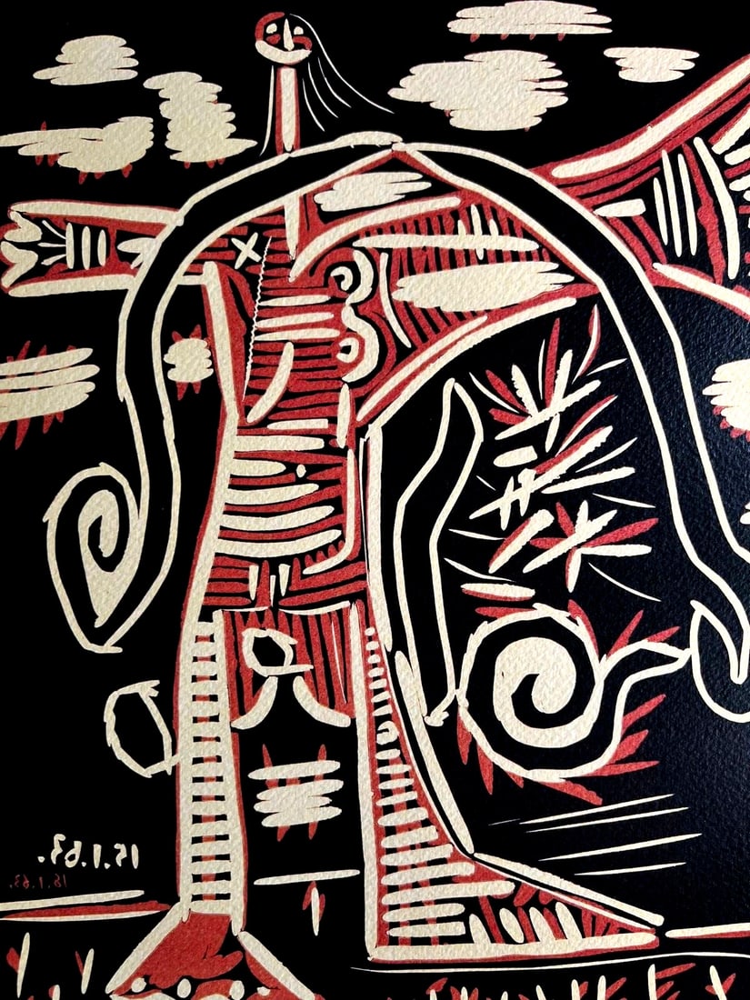 Numbered Pablo Picasso Lithograph - 4