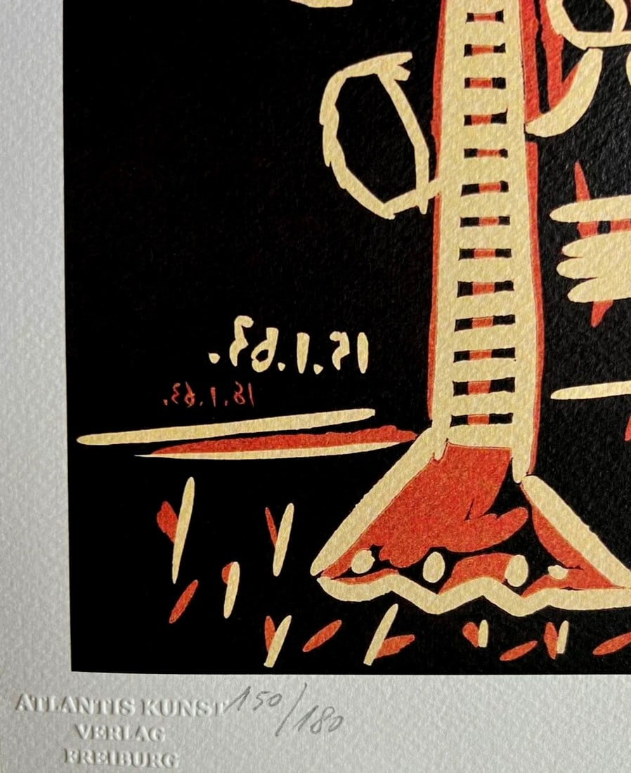 Numbered Pablo Picasso Lithograph - 8