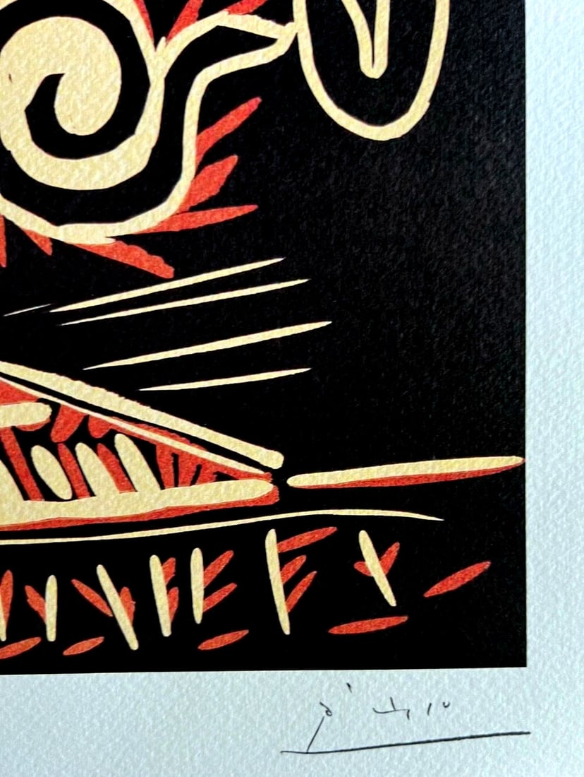 Numbered Pablo Picasso Lithograph - 9