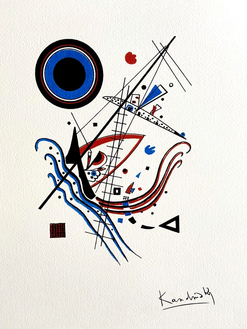 Piet Mondrian Paul Klee - Wassily Kandinsky Lithograph Museum: Piet Mondrian Paul Klee - Wassily Kandinsky Lithograph Museum Experience the vibrant colors and dynamic energy of Wassily Kandinsky's iconic lithograph, "Blue", created in 1922 by the Russian master.