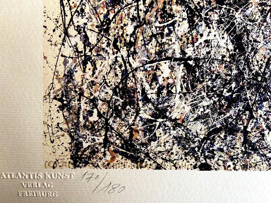 Rothko Jackson Pollock Lithograph Numbered/ Mark - 6