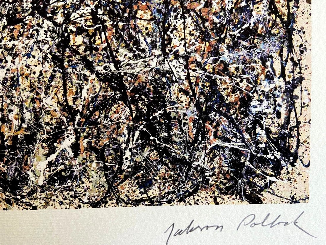 Rothko Jackson Pollock Lithograph Numbered/ Mark - 7