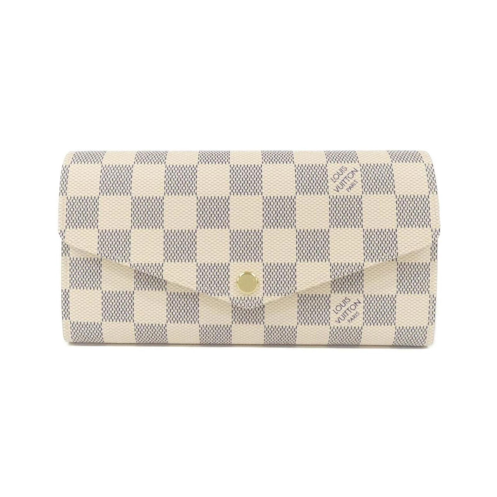 Louis Vuitton Bi-Fold Coated Canvas Long Wallet: Louis Vuitton Bi-Fold Coated Canvas Long Wallet A timeless piece from the iconic Louis Vuitton, this bi-fold coated canvas long wallet boasts classic design and premium quality. With its durable const
