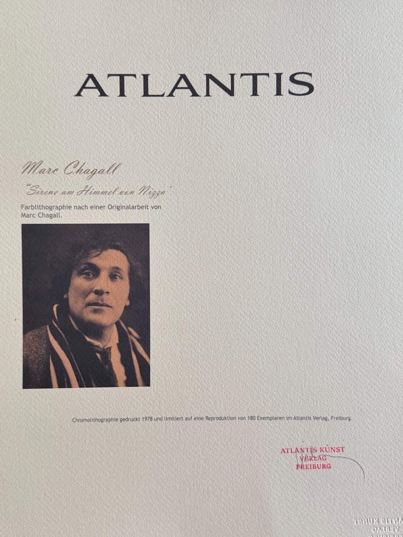 Marc Chagall Lithograph # (Numbered) - 11