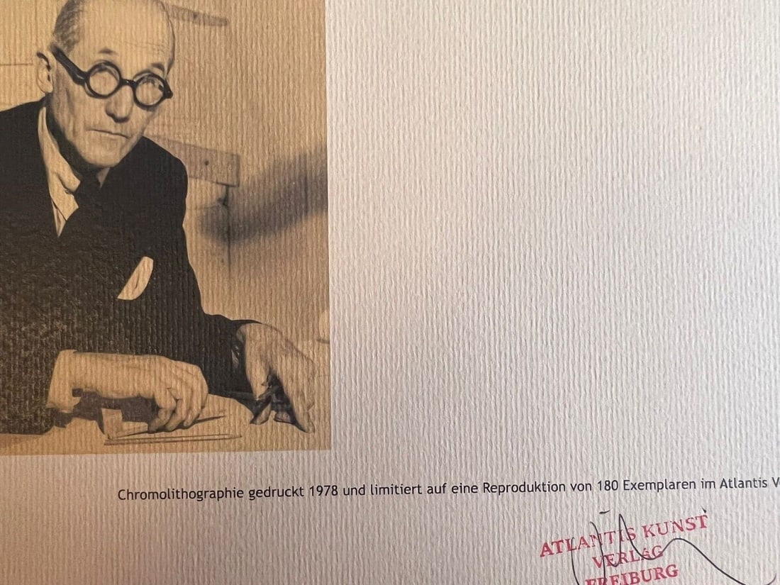 Numbered Le Corbusier Lithograph/ - 11