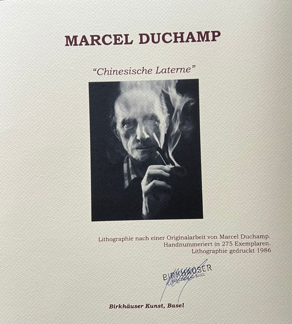 Marcel Duchamp Lithograph #275 - 8