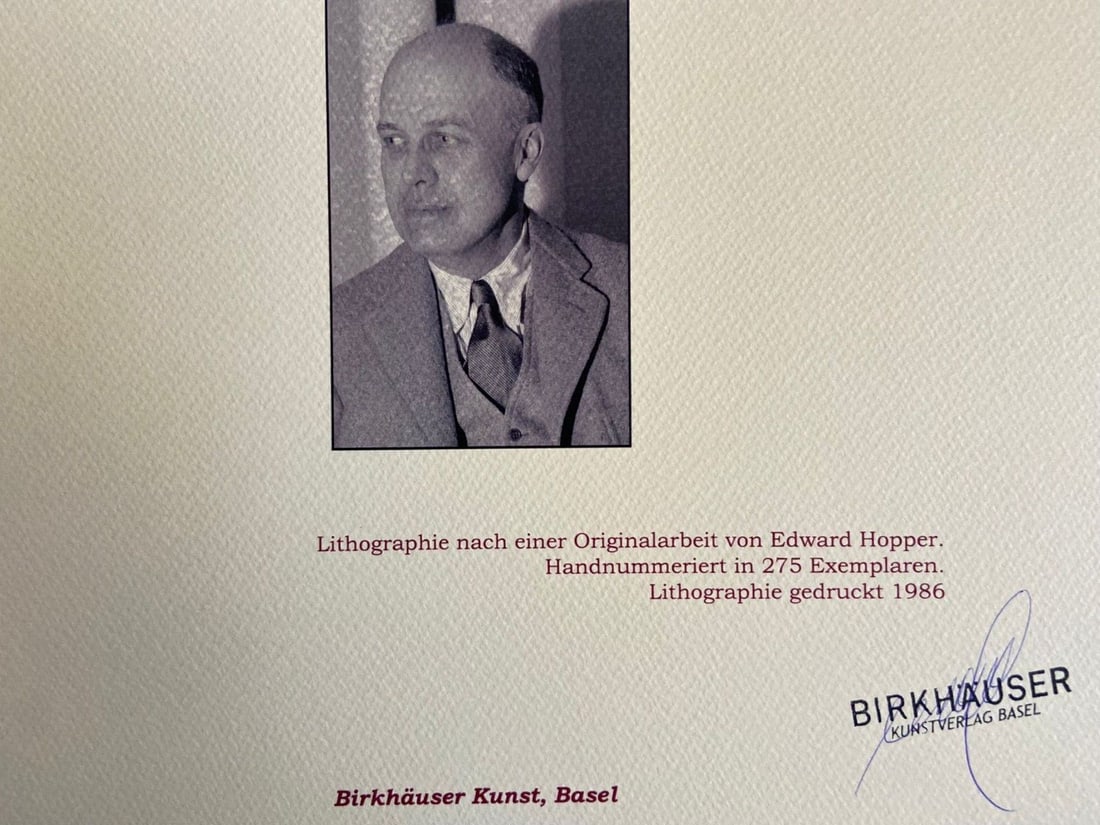 Edward Hopper Lithograph Tomorrow at Cape Cod (Numbered) - 10