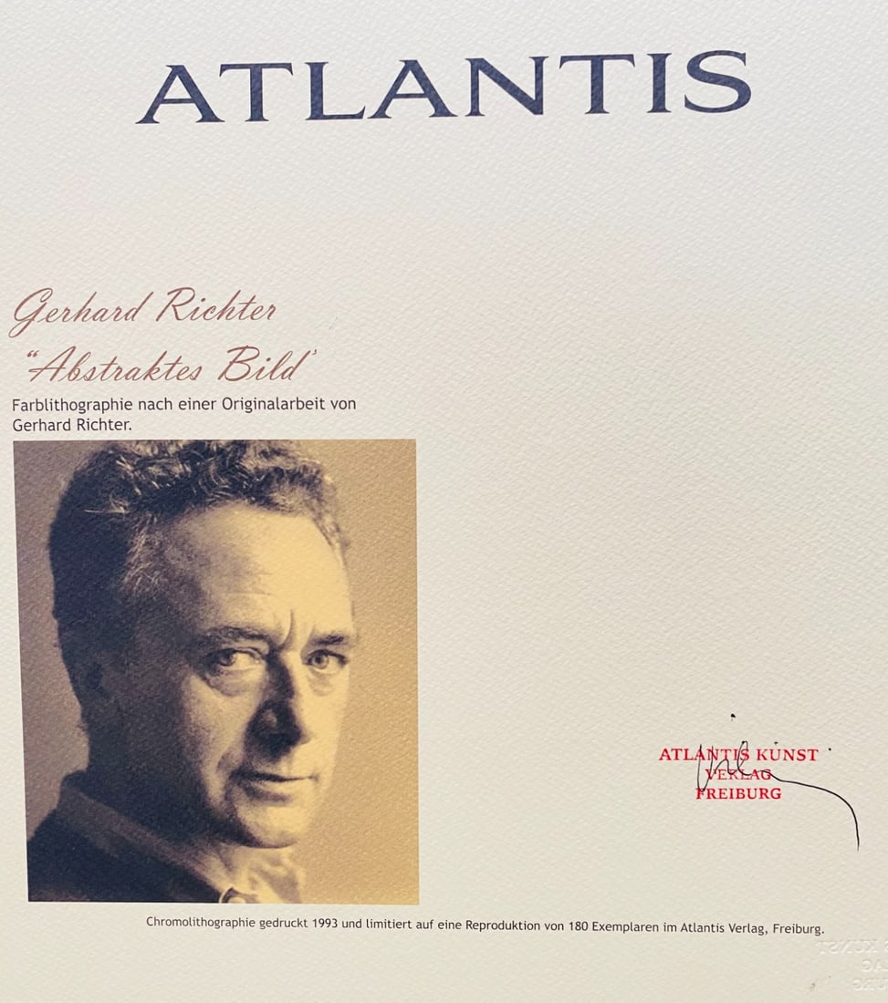 Lithograph Gerhard Richter - 10