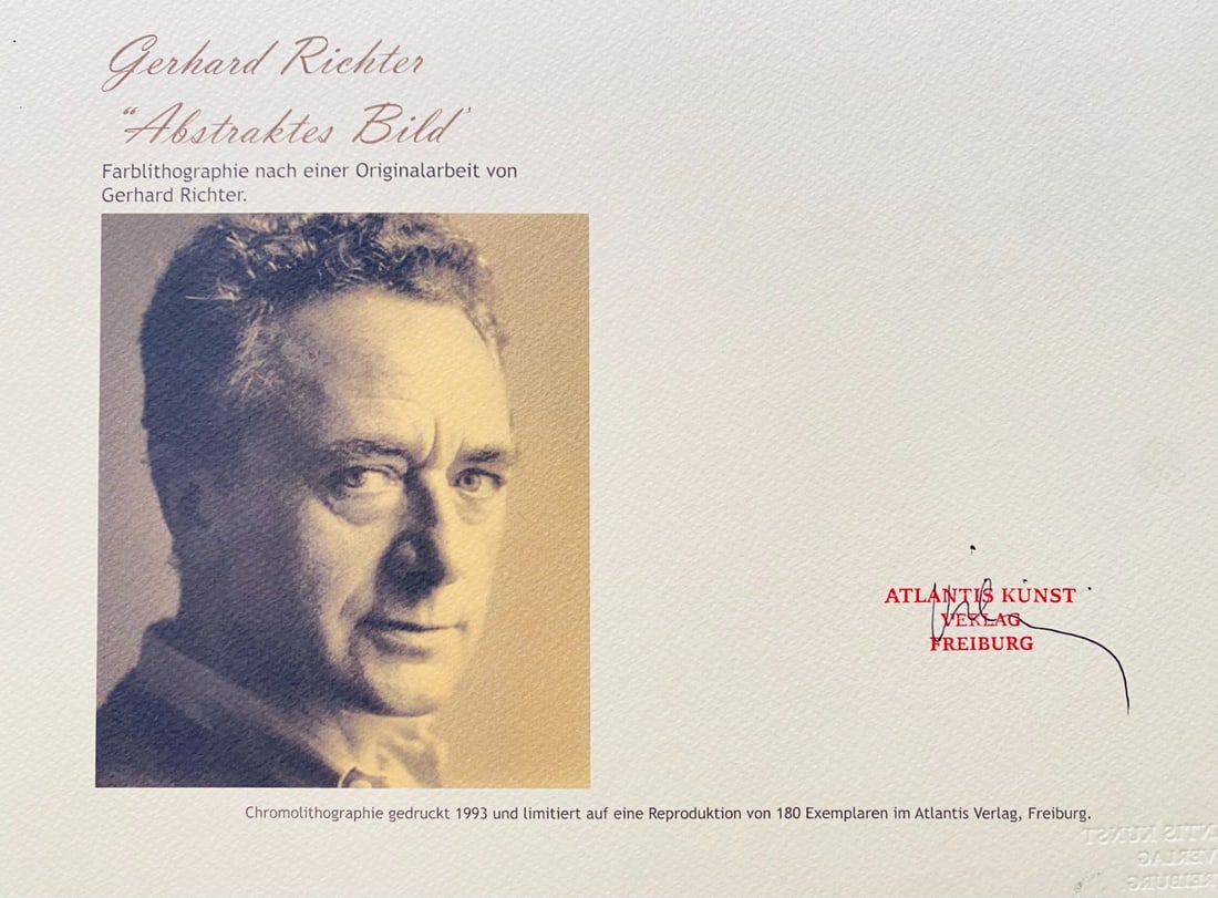 Lithograph Gerhard Richter - 12