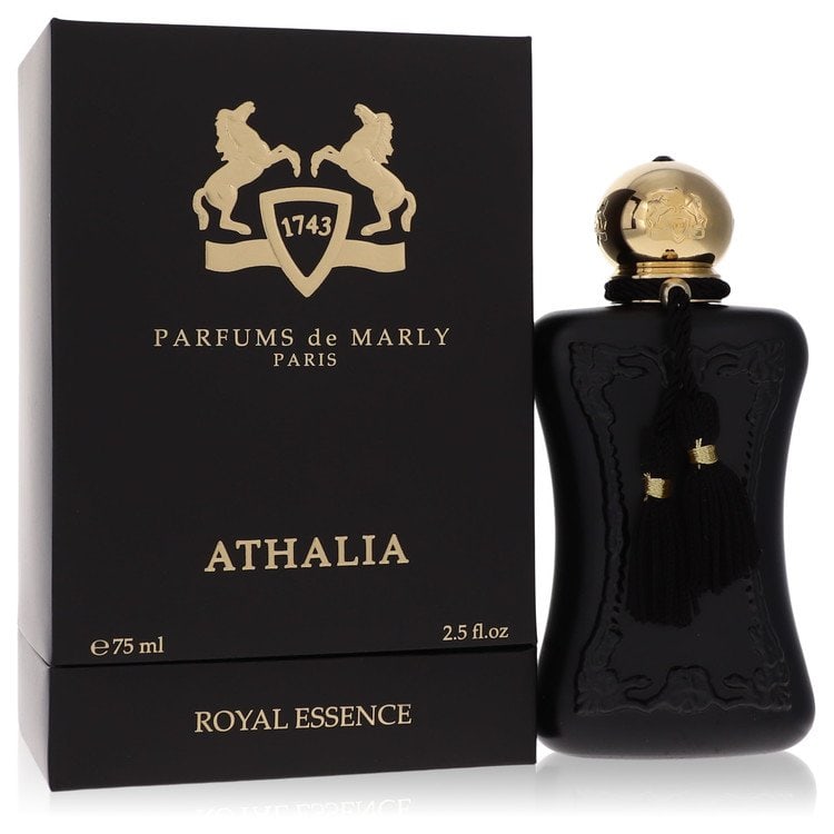 Athalia Perfume By Parfums De Marly Eau Parfum Spray: Athalia Perfume By Parfums De Marly Eau Parfum Spray Experience the alluring essence of Athalia, a sophisticated perfume for women from Parfums De Marly. This 400g eau de parfum spray is a rich and