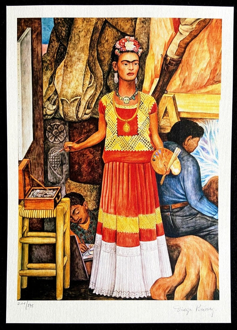 Numbered Diego Rivera Lithograph (1 of 12)
