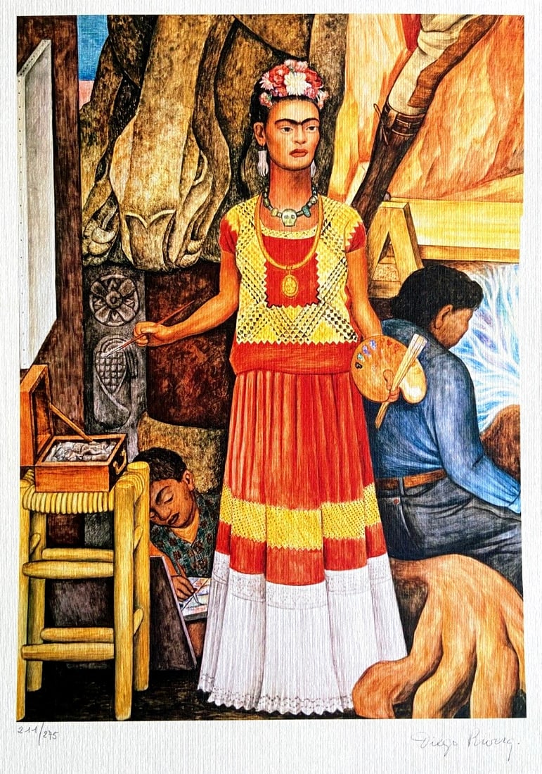 Numbered Diego Rivera Lithograph - 2