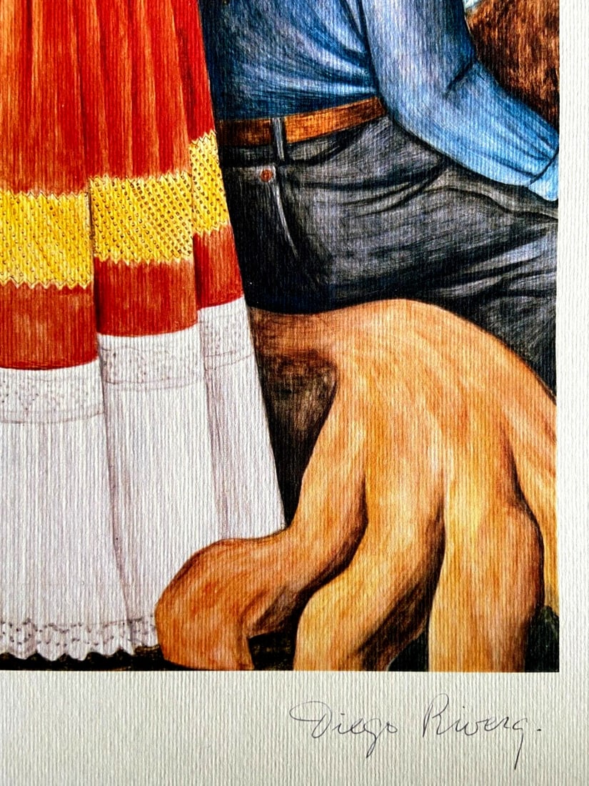 Numbered Diego Rivera Lithograph - 9