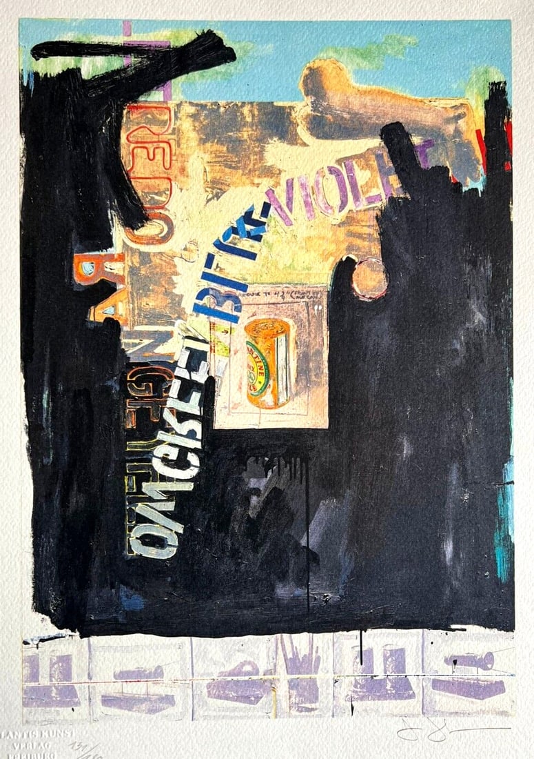 180 Jasper Johns Lithograph Op Numbered - 2