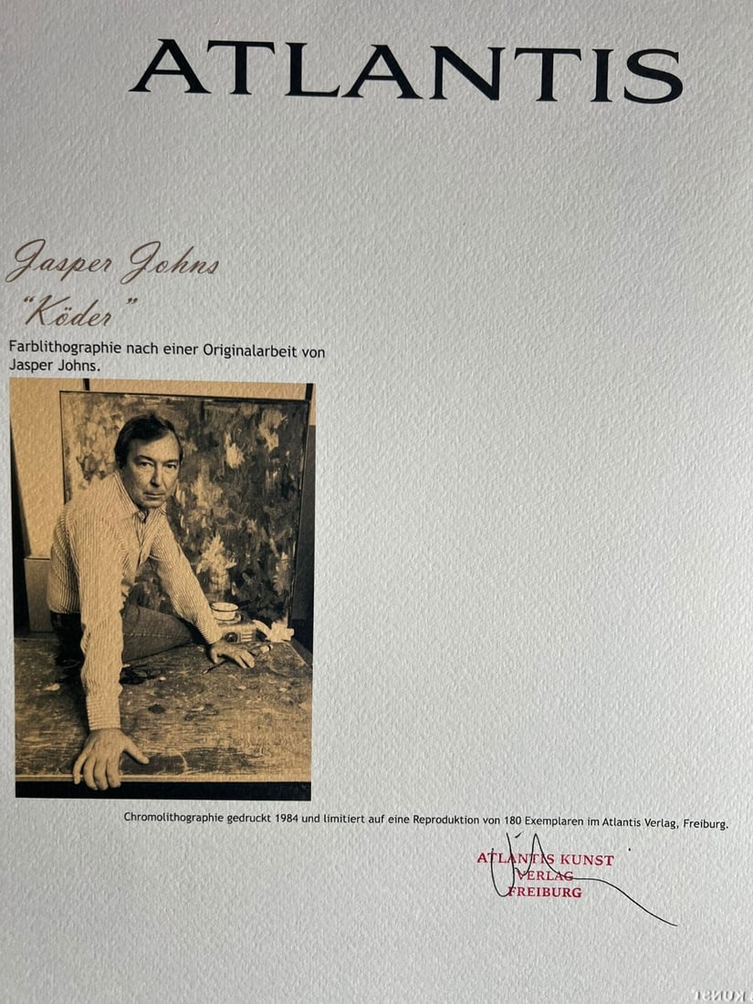 180 Jasper Johns Lithograph Op Numbered - 8