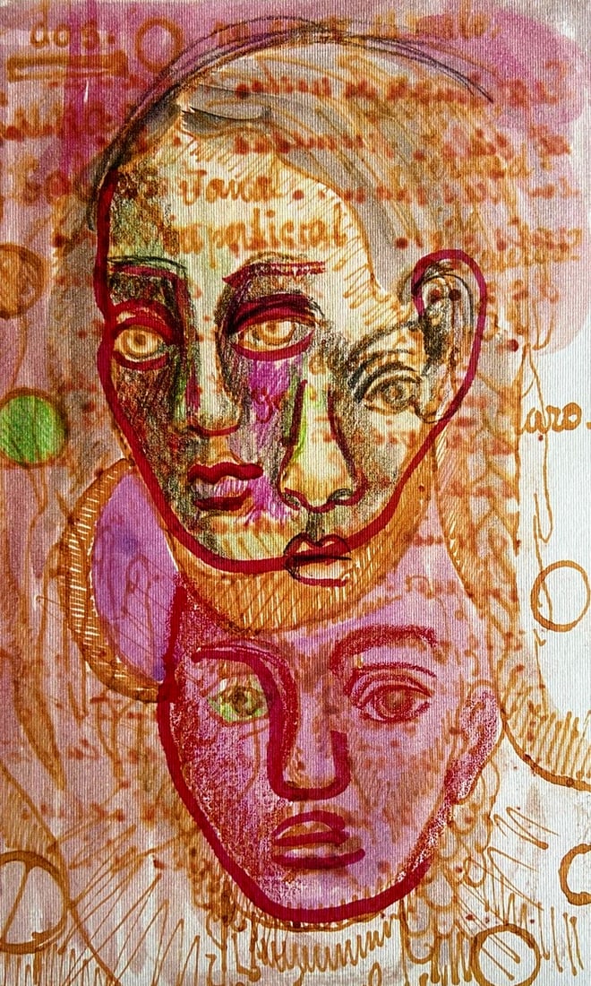 Lithograph Frida Kahlo - 3