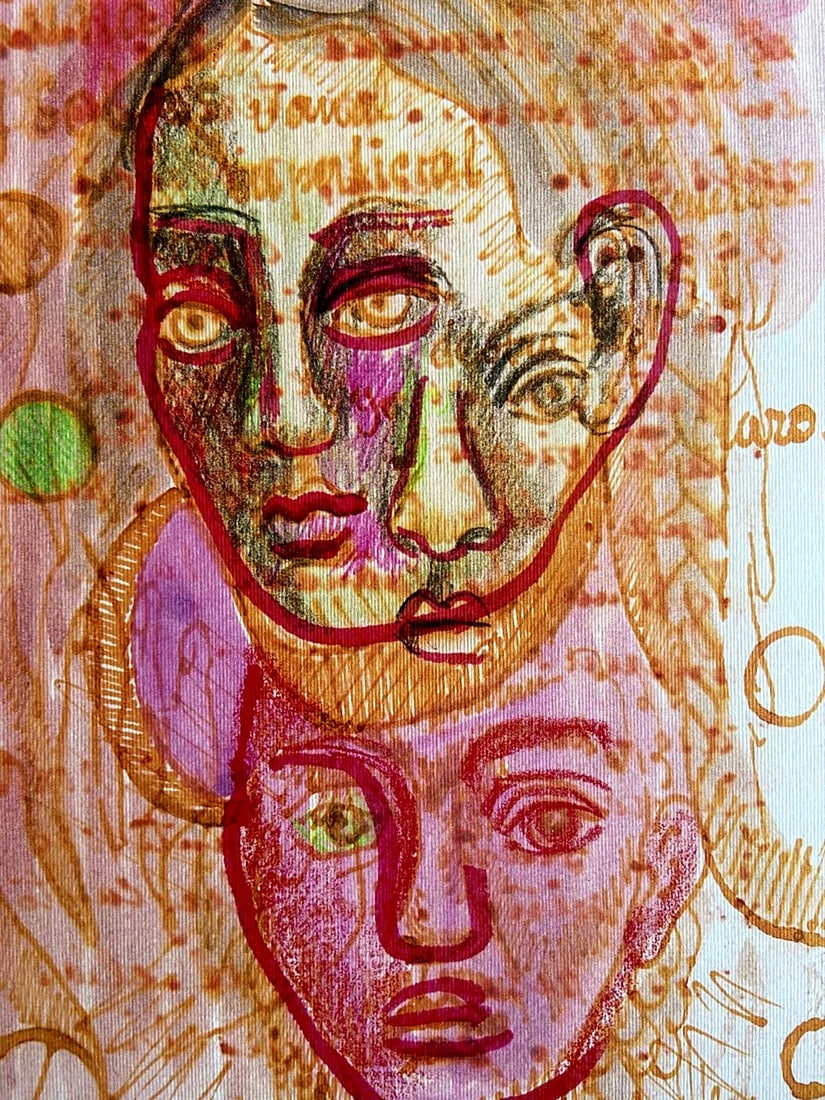 Lithograph Frida Kahlo - 4