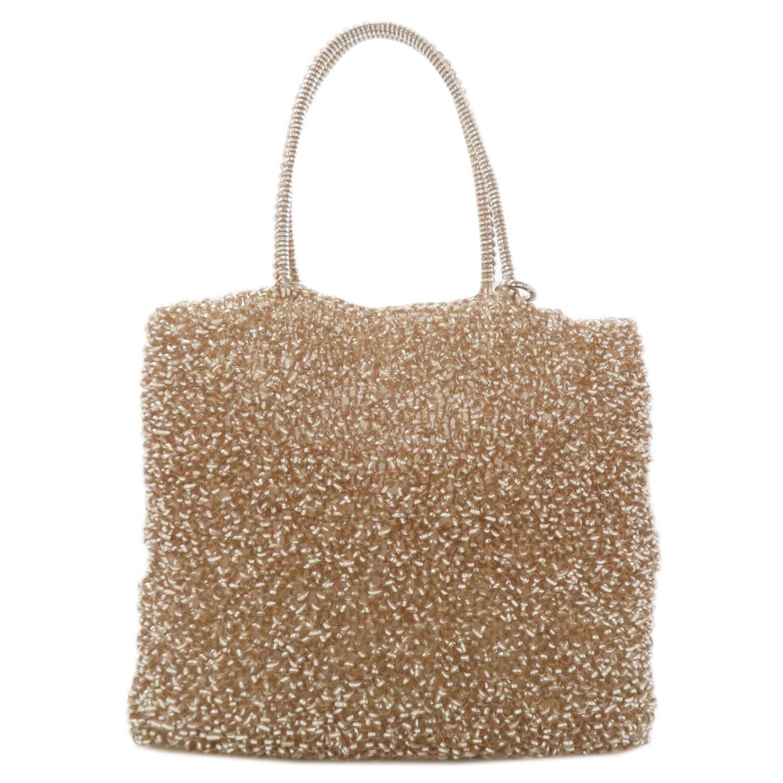 Anteprima PVC Wire Handbag: Anteprima PVC Wire Handbag Make a statement with the Anteprima PVC Wire Handbag, featuring a bold pink exterior made from durable PVC wire that adds an edgy touch to any outfit. Its sleek design and