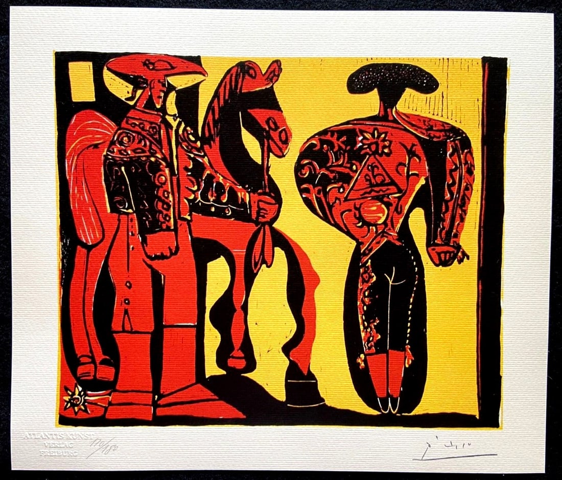 Numbered Pablo Picasso. Lithograph - 2