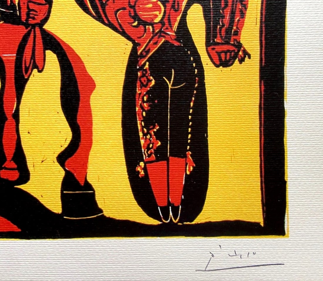 Numbered Pablo Picasso. Lithograph - 6