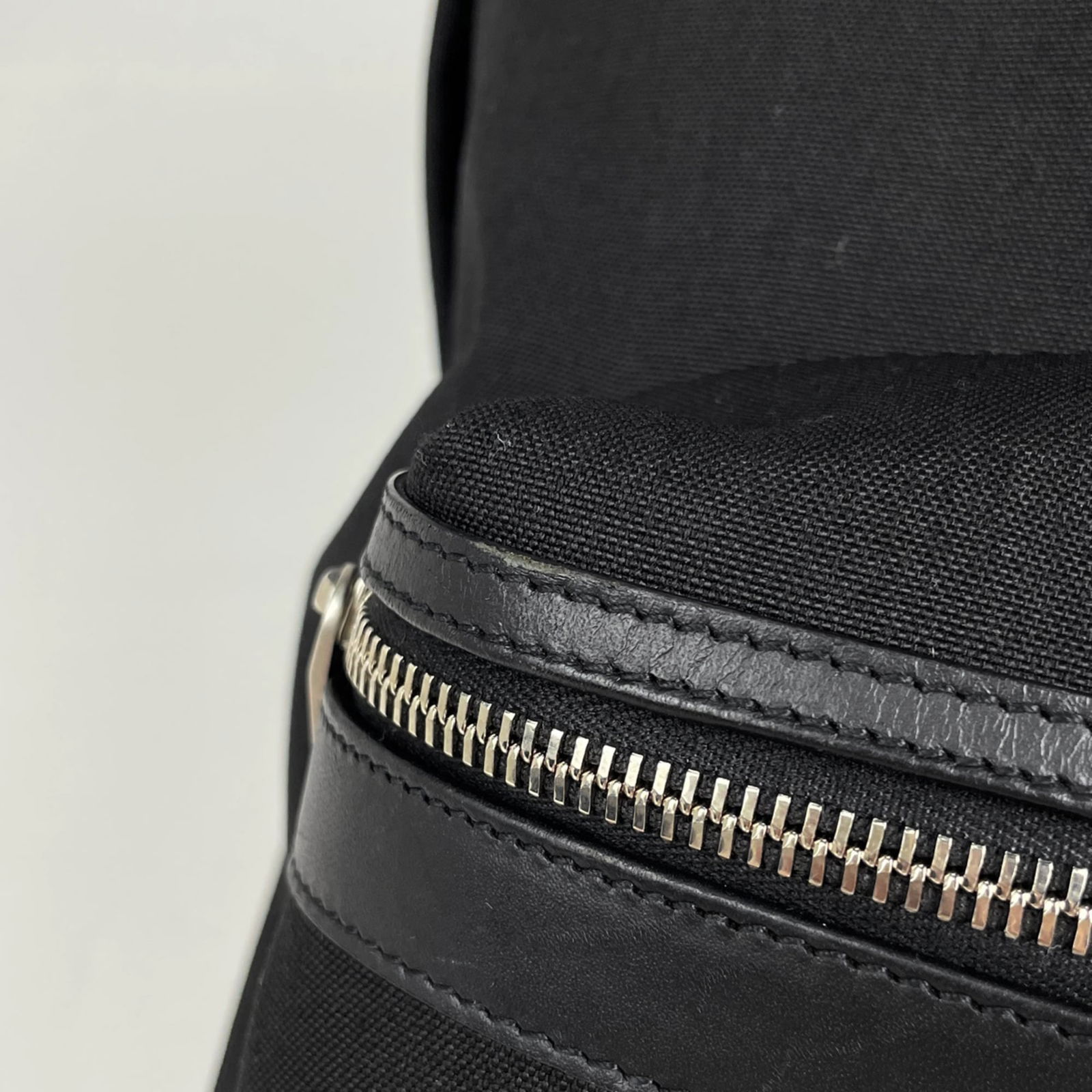 Saint Laurent Nylon Leather Backpack - 7