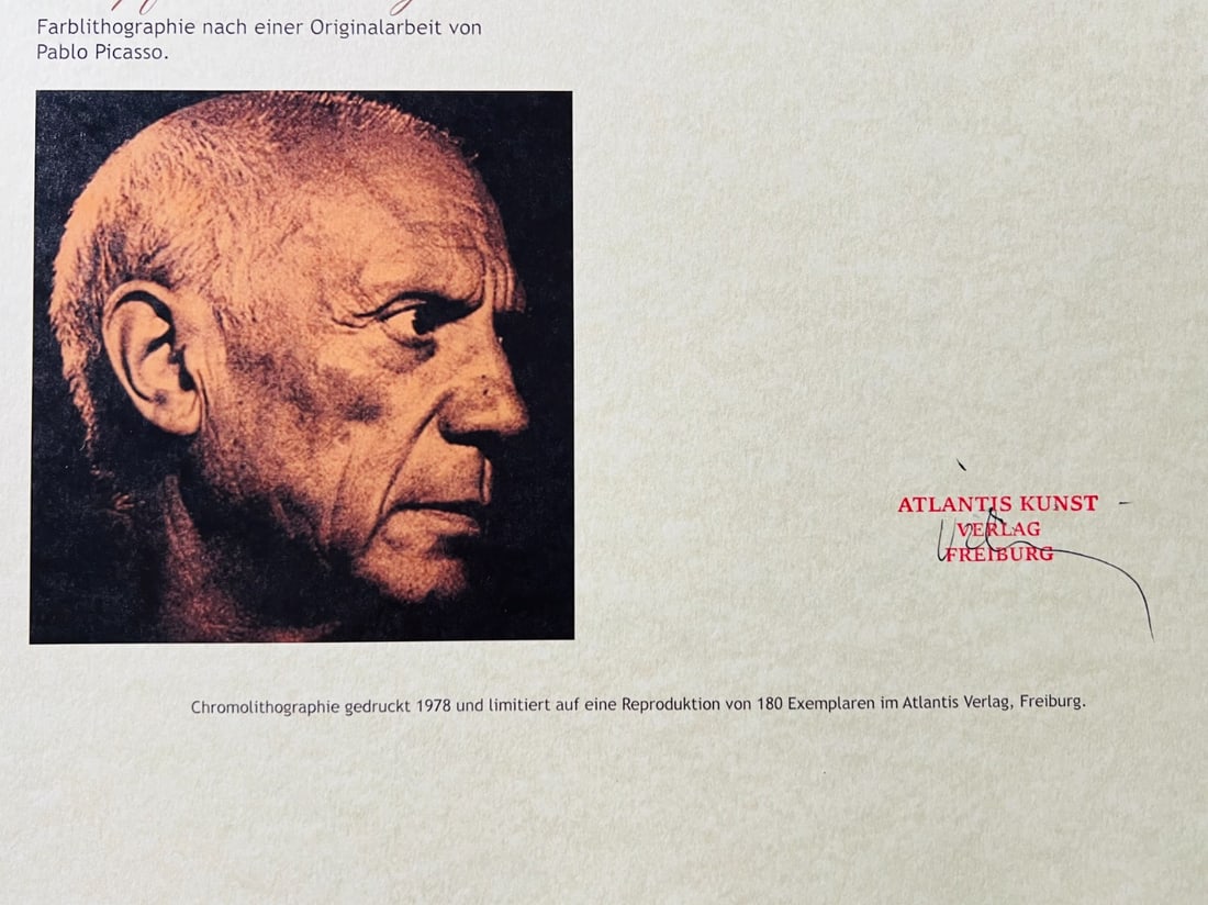 Pablo Picasso - Lithograph Numbered - 12