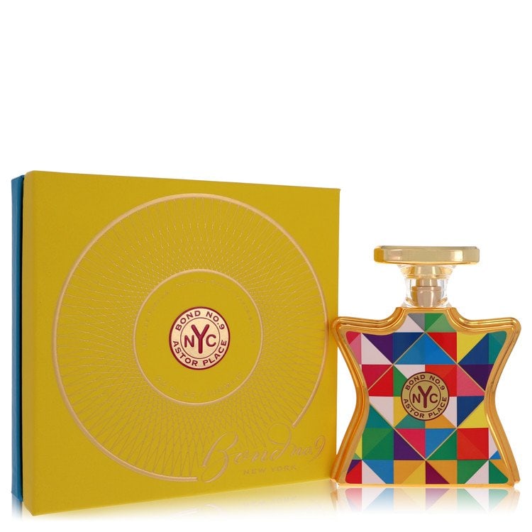 Astor Place Perfume by Bond No. 9 Eau de Parfum Spray: Astor Place Perfume by Bond No. 9 Eau de Parfum Spray Experience the timeless elegance of Astor Place, captured in a luxurious 3.3 oz eau de parfum spray from Bond No. 9. This sophisticated perfume