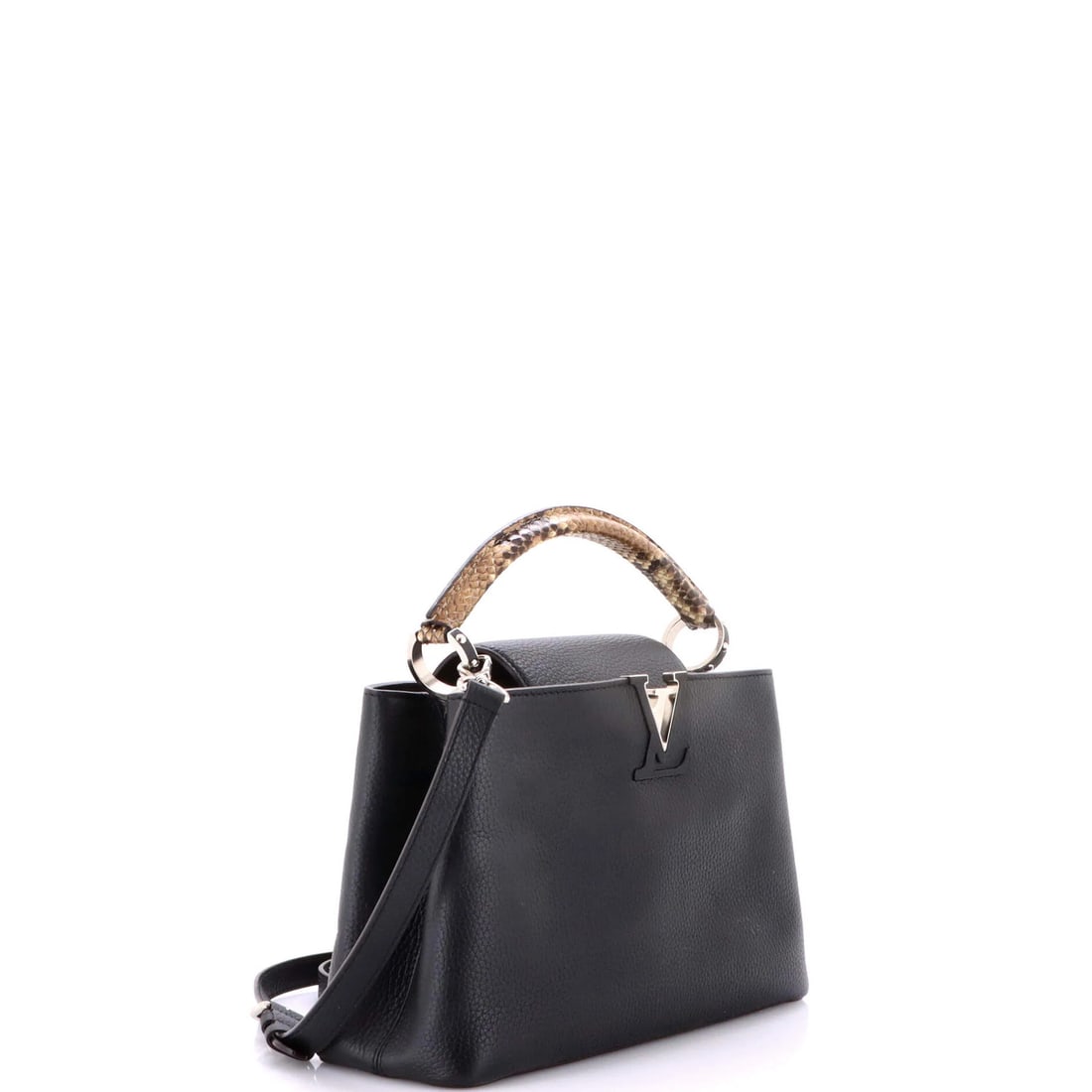 Louis Vuitton Capucines Bag - Leather and Python PM - 2