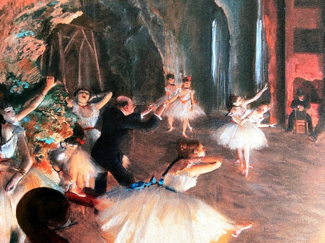 1978 Edgar Degas Lithograph Numbered - 3