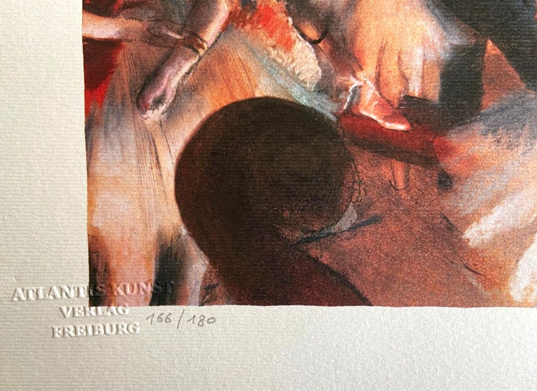 1978 Edgar Degas Lithograph Numbered - 6