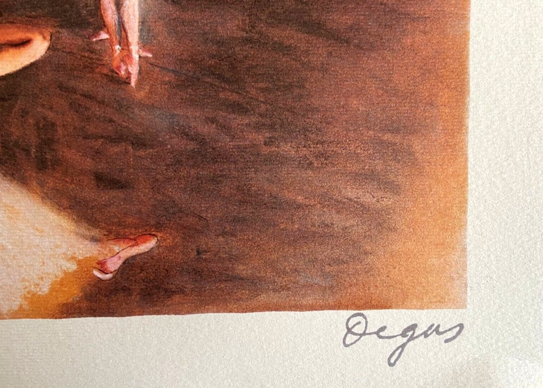 1978 Edgar Degas Lithograph Numbered - 7