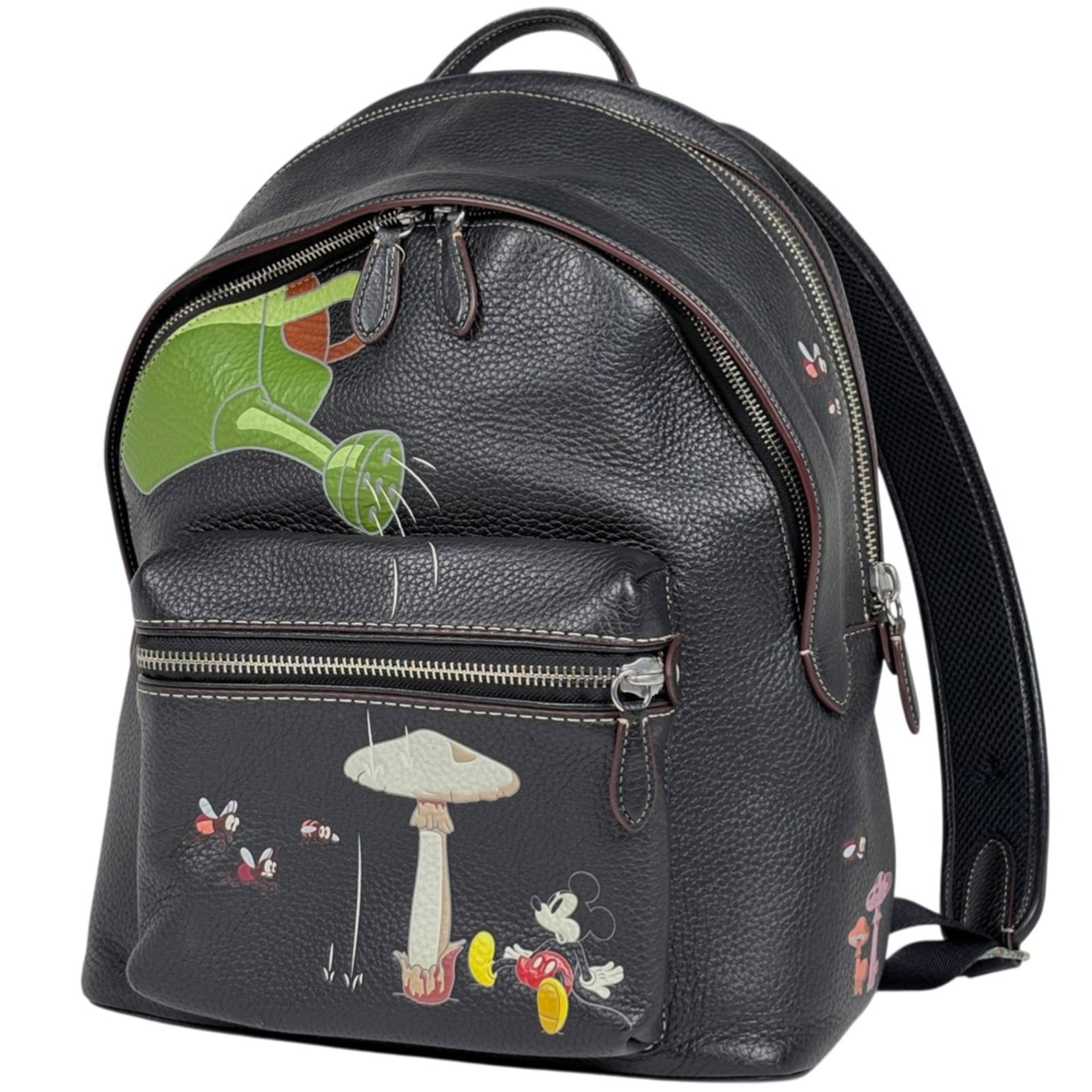 Coach Leather Backpack