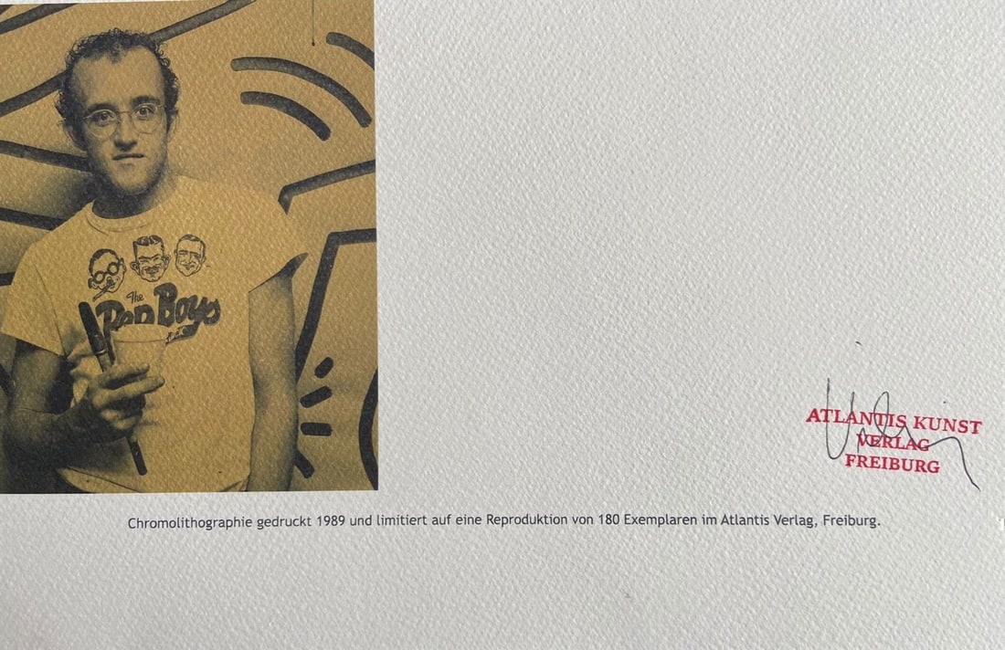 stamp Keith Haring Lithograph numbered - 8