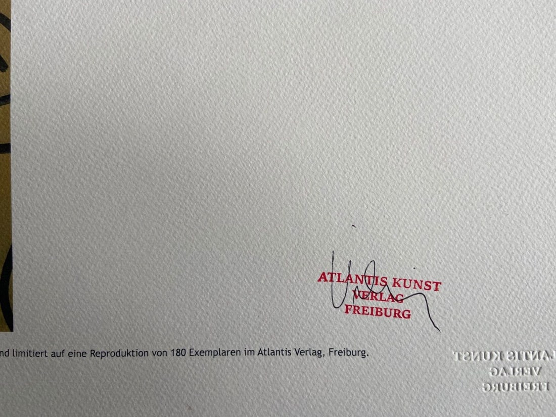 stamp Keith Haring Lithograph numbered - 9