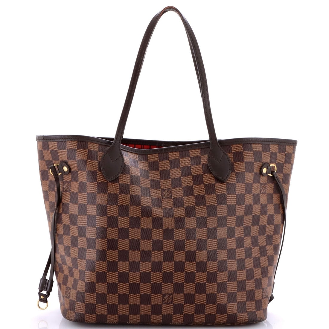 Louis Vuitton Neverfull NM Damier MM Tote: Louis Vuitton Neverfull NM Damier MM Tote A pre-owned Louis Vuitton Neverfull NM Damier MM Tote in excellent condition, boasting the iconic Damier print and rich brown canvas exterior. With its