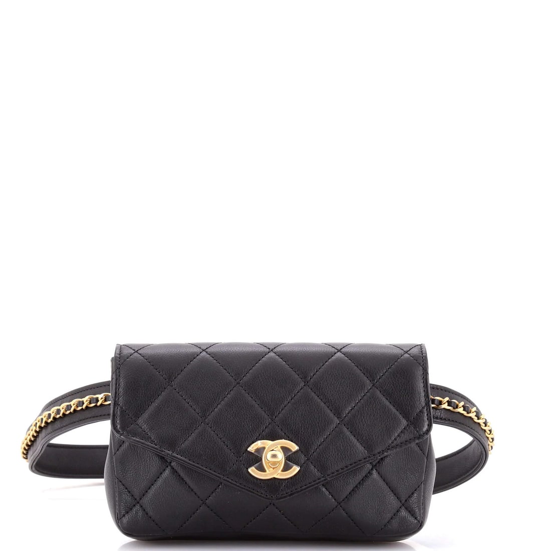Calfskin Chanel Chain Envelope Belt Bag Quilted (1 of 7)